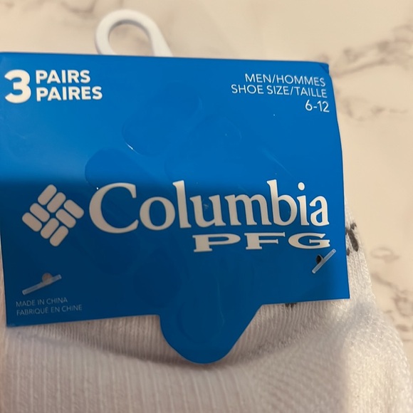 NWT Columbia PFG 3pk Mens Liner Socks (6-12) - Picture 2 of 5